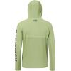 imageBASSDASH UPF 50 Mens UV Sun Protection Long Sleeve Performance Fishing Hoodie Hooded ShirtsLintDark Grey Logo