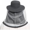 imageBASSDASH UPF 50 Mosquito Net Hat with Stowable Neck Flap for Men Women Outdoor Fishing Hiking Camping Gardening FH17Dark Grey