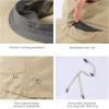 imageBASSDASH UPF 50 Mosquito Net Hat with Stowable Neck Flap for Men Women Outdoor Fishing Hiking Camping Gardening FH17Khaki