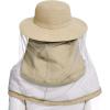 imageBASSDASH UPF 50 Mosquito Net Hat with Stowable Neck Flap for Men Women Outdoor Fishing Hiking Camping Gardening FH17Khaki