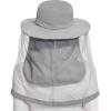 imageBASSDASH UPF 50 Mosquito Net Hat with Stowable Neck Flap for Men Women Outdoor Fishing Hiking Camping Gardening FH17Light Grey