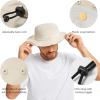 imageBASSDASH UPF 50 Patterned Under Brim Foldable Lightweight Bucket Sun Hats for Fishing Hiking Safari Men Women FH18BeigeBeige Camo