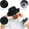 imageBASSDASH UPF 50 Patterned Under Brim Foldable Lightweight Bucket Sun Hats for Fishing Hiking Safari Men Women FH18BlackSplash Black