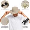 imageBASSDASH UPF 50 Patterned Under Brim Foldable Lightweight Bucket Sun Hats for Fishing Hiking Safari Men Women FH18KhakiBrown Camo