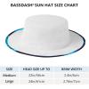 imageBASSDASH UPF 50 Patterned Under Brim Foldable Lightweight Bucket Sun Hats for Fishing Hiking Safari Men Women FH18WhiteBlue and Black Camo