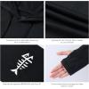 imageBASSDASH Womens UPF 50 Hiking Fishing Hoodie UV Shirt Long Sleeve Outdoor Activewear Breathable Lightweight StretchBlack
