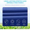 imageBASSDASH Womens UPF 50 WrinkleFree Fishing Shirt Long Sleeve V Neck Breathable Sun Protection TShirt for Hiking SR01WDazzling Blue