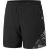 imageBASSDASH Mens 7 Fishing Shorts UPF 50 Lightweight Water Resistant Quick Dry for Hiking with Zipper Pocket FP06MBlackSplash Black