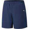 imageBASSDASH Mens 7 Fishing Shorts UPF 50 Lightweight Water Resistant Quick Dry for Hiking with Zipper Pocket FP06MDark Blue