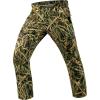imageBASSDASH Mens Lightweight Hunting Pants 4Way Stretch Breathable Water Resistant for Turkey Early Season Spring SummerReeds