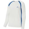 White/Vivid Blue Mesh