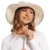 imageBASSDASH UPF 50 Mosquito Net Hat with Stowable Neck Flap for Men Women Outdoor Fishing Hiking Camping Gardening FH17Beige