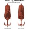 imageBASSDASH Bone Swimbait Multi Jointed Hard Fishing Lure for Bass Trout Bluegill Pike with Angled Cut Segments 37in066ozOrange Bluegill