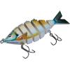 imageBASSDASH Bone Swimbait Multi Jointed Hard Fishing Lure for Bass Trout Bluegill Pike with Angled Cut Segments 37in066ozOrange Bluegill