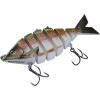 imageBASSDASH Bone Swimbait Multi Jointed Hard Fishing Lure for Bass Trout Bluegill Pike with Angled Cut Segments 37in066ozRainbow Trout