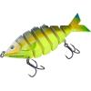 imageBASSDASH Bone Swimbait Multi Jointed Hard Fishing Lure for Bass Trout Bluegill Pike with Angled Cut Segments 37in066ozTuna