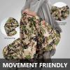 imageBASSDASH Invis Kids Youth Stretch Hunting Pants Water Resistant Breathable Camo Cargo Fishing Pant