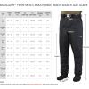 imageBASSDASH Mens Breathable Wading Pants Waist Waders with Pockets Waterproof Fly Fishing Stocking Foot Lightweight FW09Black