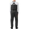 imageBASSDASH Mens Lightweight Breathable Chest Wader Black Camo Stockingfoot for Fly Fishing Hunting FW11Black