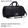 imageBASSDASH Mesh Duffel with Removable Shoulder Strap Wader Bag for Fishing Hunting Travel Sport Gym Beach Snorkeling FP06