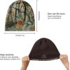 imageBASSDASH Reversible Windproof Fleece Winter Beanie Hats Thick Warm for Men Women Stretchy Fit Unisex Cuffed Knit Hat