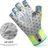 imageBASSDASH Unisex UPF 50 Half Finger Sun Gloves Fingerless Breathable UV Protection for Fishing Hiking Kayaking Rowing FG02Mahi