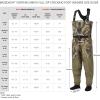 imageBASSDASH VORTEXIS Mens Zippered Breathable Chest Waders Waterproof for Fly Fishing Hunting Stocking Foot Lightweight