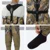 imageBASSDASH VORTEXIS Mens Zippered Breathable Chest Waders Waterproof for Fly Fishing Hunting Stocking Foot Lightweight
