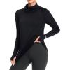 imageBASSDASH Womens UPF 50 Sun Protection Hoodie with Face Mask Neck Gaiter Breathable Long Sleeve Shirt for Hiking FishingBlack