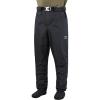imageBASSDASH Mens Breathable Wading Pants Waist Waders with Pockets Waterproof Fly Fishing Stocking Foot Lightweight FW09Black