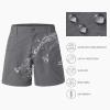 imageBASSDASH Mens 6quot Fishing Shorts UPF 50 Water Resistant Quick Dry Hiking Cargo Shorts with Multi PocketDark Grey