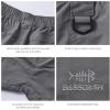 imageBASSDASH Mens 6quot Fishing Shorts UPF 50 Water Resistant Quick Dry Hiking Cargo Shorts with Multi PocketDark Grey