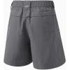 imageBASSDASH Mens 6quot Fishing Shorts UPF 50 Water Resistant Quick Dry Hiking Cargo Shorts with Multi PocketDark Grey