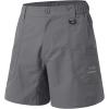 imageBASSDASH Mens 6quot Fishing Shorts UPF 50 Water Resistant Quick Dry Hiking Cargo Shorts with Multi PocketDark Grey