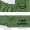 imageBASSDASH Mens 6quot Fishing Shorts UPF 50 Water Resistant Quick Dry Hiking Cargo Shorts with Multi PocketGreen