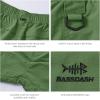 imageBASSDASH Mens 6quot Fishing Shorts UPF 50 Water Resistant Quick Dry Hiking Cargo Shorts with Multi PocketGreen