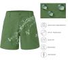imageBASSDASH Mens 6quot Fishing Shorts UPF 50 Water Resistant Quick Dry Hiking Cargo Shorts with Multi PocketGreen