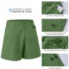 imageBASSDASH Mens 6quot Fishing Shorts UPF 50 Water Resistant Quick Dry Hiking Cargo Shorts with Multi PocketGreen