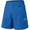 imageBASSDASH Mens 6quot Fishing Shorts UPF 50 Water Resistant Quick Dry Hiking Cargo Shorts with Multi PocketVivid Blue