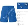 imageBASSDASH Mens 6quot Fishing Shorts UPF 50 Water Resistant Quick Dry Hiking Cargo Shorts with Multi PocketVivid Blue