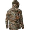 imageBASSDASH Splice Insulated Hunting Fishing Softshell Jackets with Face Cover Water Resistant for Men Windproof Fleeced Coat