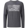 imageBASSDASH Vintage American Patriotic Flag Mens Fishing Shirt Long Short Sleeve