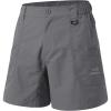imageBASSDASH Mens 6quot Fishing Shorts UPF 50 Water Resistant Quick Dry Hiking Cargo Shorts with Multi PocketDark Grey