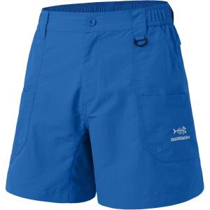 imageBASSDASH Mens 6quot Fishing Shorts UPF 50 Water Resistant Quick Dry Hiking Cargo Shorts with Multi PocketVivid Blue