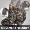 imageBASSDASH Invis Kids Youth Stretch Hunting Pants Water Resistant Breathable Camo Cargo Fishing PantGrunge Camo