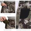 imageBASSDASH Invis Kids Youth Stretch Hunting Pants Water Resistant Breathable Camo Cargo Fishing PantGrunge Camo