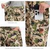 imageBASSDASH Invis Kids Youth Stretch Hunting Pants Water Resistant Breathable Camo Cargo Fishing PantHighland