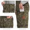 imageBASSDASH Invis Kids Youth Stretch Hunting Pants Water Resistant Breathable Camo Cargo Fishing PantMossy Wood