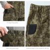 imageBASSDASH Invis Kids Youth Stretch Hunting Pants Water Resistant Breathable Camo Cargo Fishing PantMossy Wood
