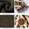 imageBASSDASH Reversible Windproof Fleece Winter Beanie Hats Thick Warm for Men Women Stretchy Fit Unisex Cuffed Knit HatArmy GreenDried Reeds